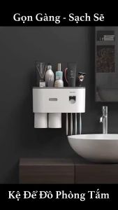 Bộ Nhả Kem Đánh Răng ECO.CO Cao Cấp Kèm 2 Cốc Bộ Nhả Kem đánh Răng Ecoco 2 Cốc Giá Tốt T10/2023 nhả kem ecoco giá tốt Tháng 10 2023 Đồ dùng phòng tắm