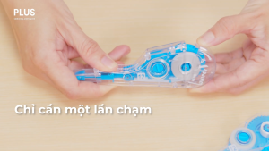 [TẶNG 01 BÚT BI 8K[ COMBO 05 Băng xóa PLUS V+ Mini Roller dài 12m - thiết kế mới đầu trục lăn – có tới 6 màu lựa chọn