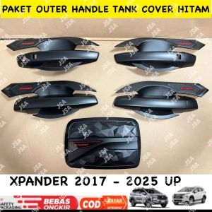 Paket Outer Handle Tank Cover Xpander 2017 2021 2023 2024 2025 Hitam Dop Doff .