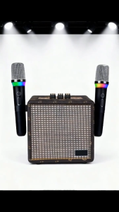 Loa Karaoke Bluetooth Qixi SK-2096 âm thanh mạnh mẽ bass ấm 2 micro không dây pin lâu kết nối ổn định
