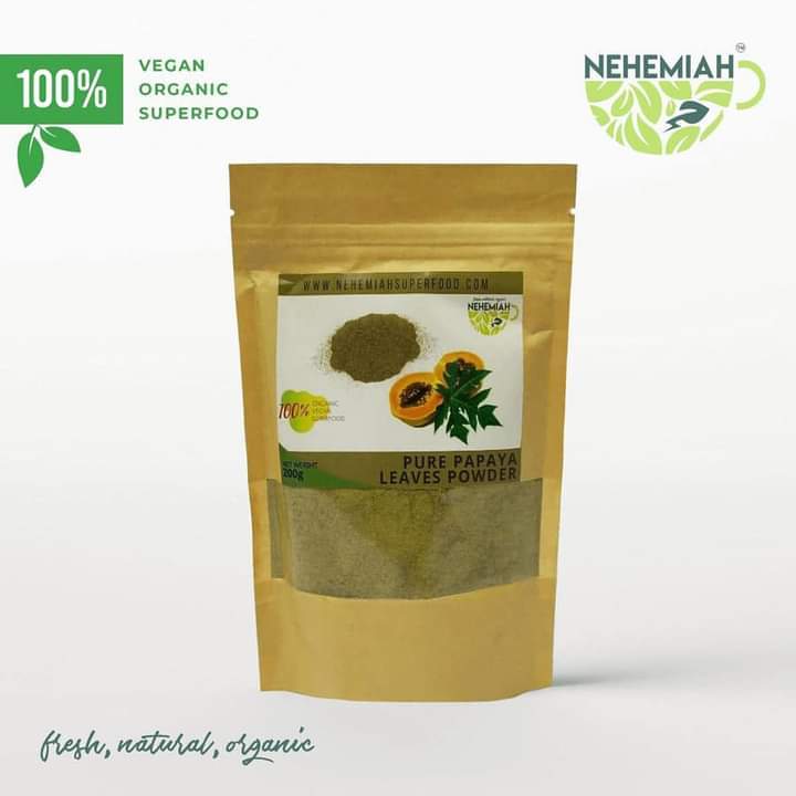 Pure Papaya Leaves Powder by Nehemiah Superfood | Lazada PH