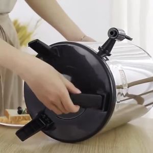 Stainless Steel Water Dispenser 6L 8L 10L 12L Hot&Cold Insulated Beverage Cooler Bekas Air Panas Thermos Milk Tea Bucket Barrel