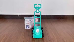 Automatic Bubble Lawn Mower Machine with Light Perfect Toy for Kids