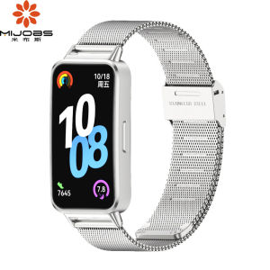 mijobs | Quick-Release Universal Milanese Metal Watch Band for Sports and Business Wear