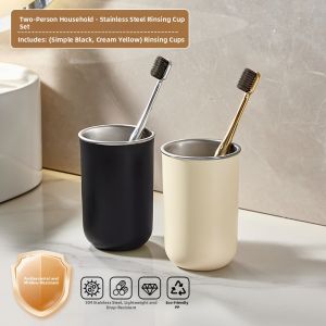 YAGANG | Anti-break Stainless Steel 304 Mouthwash Cup Home