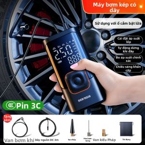 DERLSSIN | Máy Bơm Lốp Điện Tử Cao Áp Tiện Lợi