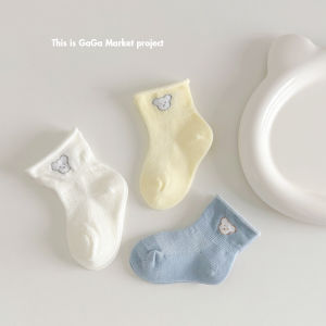 ถุงเท้าเด็กแรกเกิดแบบไร้ตะเข็บ ระบายอากาศได้ดี ผ้าตาข่ายบาง ไม่ทับถมขา ถุงเท้าในท้อง สำหรับเด็กอายุ 0-3 เดือน