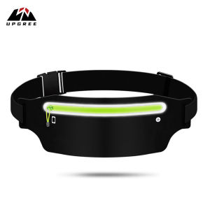UPGREE เอวแฟชั่นกระเป๋ากีฬากลางแจ้งเอวแพ็คกระเป๋าคาดเอวอัลตร้าบางถุงกระเป๋าคาดเอวของผู้ชายถุงกระเป๋าวิ่งได้กระเป๋าสามารถกันน้ำได้กระเป๋าเงินเอวคาดเอวแฟนนี่แพ็ควิ่งเหยาะ ๆ สายคาดเอวสำหรับออกกำลังกายกีฬากลางแจ้ง