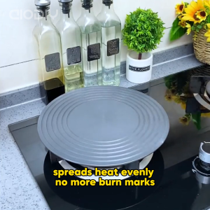 AIODIY High-Performance Thermal Conductive Pot Bottom Protector for Gas Stoves Rapid Thawing & Heat Shield