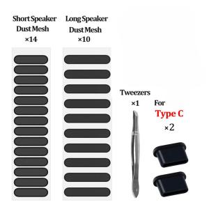 Universal Phone Dustproof Net Stickers Speaker Mesh for iPhone Samsung Anti Dust Net Sound Hole Charging Port Dust Cover Plug