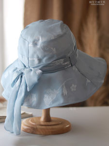 หมวกกันแดดผ้าอีเจนสำหรับผู้หญิงในช่วงฤดูร้อน หมวกกันแดดแบบบางระบายอากาศได้ดี แฟชั่น โพลีเอสเตอร์ หมวกกันแดดแบบโพลีเอสเตอร์สำหรับการถ่ายภาพกลางแจ้ง