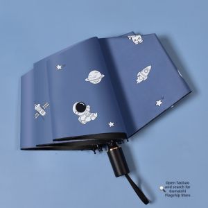 Jiaxun | Student Rain & Sun Umbrella Manual Tri-Fold