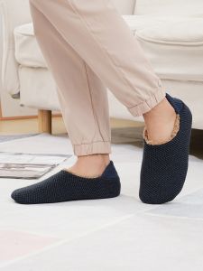 Warm Thickened Woolen Floor Socks for Men Winter Home Shoes Slipcovers Anti-slip Fleece-lined Cozy Foot Warmers Indoor Wear