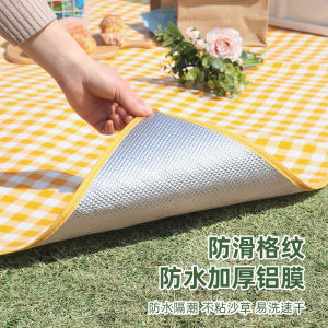 Thickened Portable Picnic Mat Outdoor Waterproof Moisture Proof Camping Tent Grass Carpet Wild Picnic Mat for Hiking And Traveling