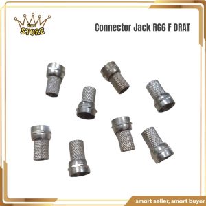 Jack Konektor F Drat TV ISI 2 / Connector Jack RG6 F Drat Antena Besi Drat ISI 2