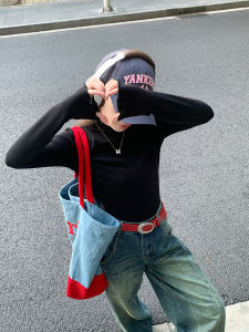 Womens Base Layer Shirt High Neck Long Sleeve Fleece Lined T-Shirt Autumn Winter Slim Fit Inner Wear Fashion New Arrival