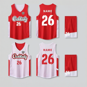 SK | Two-side Wear Quick-dry Basketball Jersey Set for Men