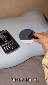 Mini Sleeping Speaker Bluetooth 5.4 Ultra Thin Bedroom Pillow Under Pillow Sound Machine Pillowside Sleep Speaker High-fidelity Sound Ultra-thin Only 1CM Under-pillow Sleep Speaker (X3pro Same Style )
