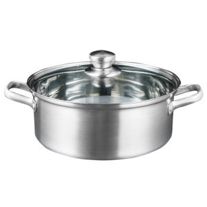 Thickened 304 Stainless Steel Yangyang Pot Large Capacity Hot Pot Pan for Induction Cooker Home Use Dining Table Utensils