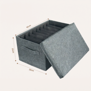 Clothing Organizer Storage Box Fabric Space Saving Foldable
