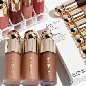 Rare Beauty Hot Happy Joy Lucky Liquid Blush 3D Face Contour Liquid Bronzer Smooth Highlight Mirror Lip Gloss Waterproof Makeup