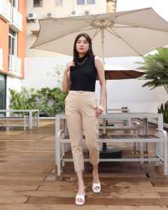 Celana pensil wanita/celana 7/9 wanita kode 1836 bahan paragon real pic