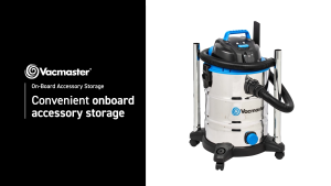 Vacmaster VQ1530SFDC 1500W 30L Wet & Dry Vacuum – Pinakamalakas na Suction pang-Baha & Malalaking Debris | Water Drain Opening Stainless Steel Tank