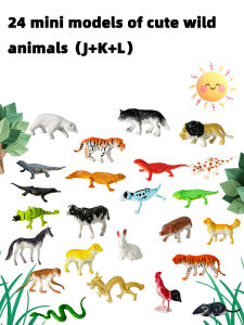 96 Wildlife Models Plastic Toys Tigers Lions Monkeys and Other Wild Animals Collection Models Home Decoration Birthday Gifts
