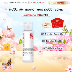 Nước tẩy trang thảo mộc Sắc Ngọc Khang 30ml [ SIZE MINI ] II