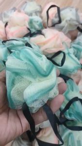Shower Ball Sponge Bath Loofah Scrub Mesh Pouf Shower Ball ball bath fine foam bath bubble 90/255