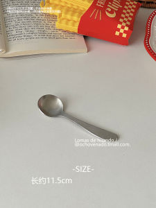 304 Stainless Steel Dessert Spoon Cake Fork Kids Cute Fruit Fork Mini Spoon