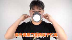 COD KY Masker Gas Respirator Half Face + Kacamata Safety + Cartridge Filter Masker Activated Carbon