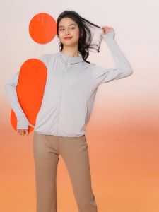 WiZi Jaket Anti UV Jaket Pelindung Matahari Wanita Baju Olahraga Airy Jaket UPF50+(MT02)