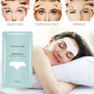 WOOLOVE 1/5 Pcs Forehead Line Removal Gel Patch Anti Wrinkle Forehead Firming Mask Frown Lines Treatment Stickers Anti-Aging Lifting Skin Care