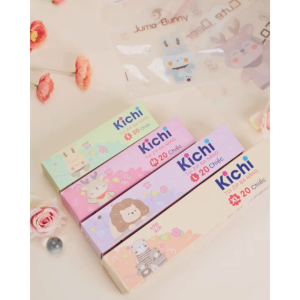Hộp 20 cái Túi khóa Zip đa năng Kichilachi nhiều size đựng quần áo đồ sơ sinh phụ kiện tiện lợi