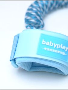 (2 Meter) Baby Anti Lost Safety Kids Adjustable Reflective Harness Wrist Band Key Lock Protection 360 Degree Rotation