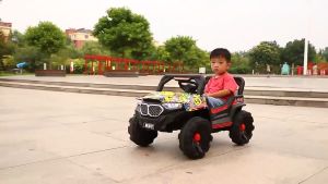 Electric Car For Kids Jeep With lights and music Ultra long battery life Rechargeable Car for kids