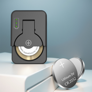Loại-C nút áo hình đồng xu di động Bộ sạc pin 4.2V xách tay nút di động Bộ sạc pin cho LIR2032 lir2025 lir2016 lir2450