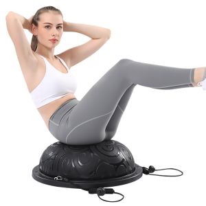 Pro Ultra Sport B&G Balance Ball Trainer รุ่น 6006 Fitness Ball Bosu Ball Yoga ball เทรนเนอร์บอล บอลสำหรับโยคะ ลูกบอลออกกำลังกาย พร้อม ที่สูบลม แบรนด์ BG