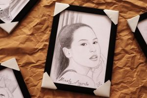 SKETSA WAJAH SIMPLE + free frame / Handmade / jasa lukis / kado ulang tahun