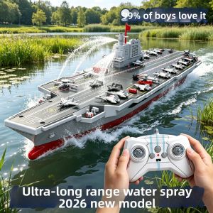 JINGDATOYS | New Remote Control Aircraft Carrier Toy Model