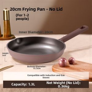 CAROTE | Non-stick Multifunction Frying Pan For Home Cooking Steak Pancakes Eggs Suitable for Both Induction and Gas Stoves