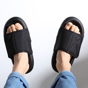 Adjustable Extra Wide Size Slippers for Elderly People Foot Deformity Shoes Comfortable Thick Bottom Anti-Slip Home Slippers