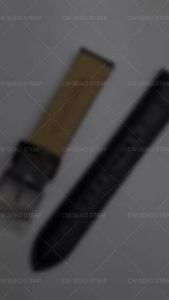 20/22MM SEIKO ORIGINAL BLACK LEATHER BAND