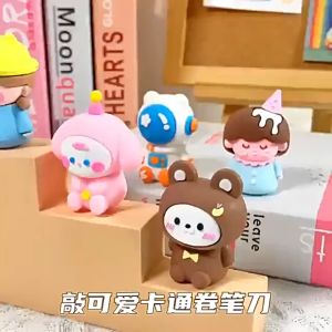 1PCS Pencil Sharpener Cartoon Portable Mini Student Pencil Sharpener Small Pencil Sharpener Gift