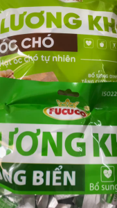 Combo 2 bịch lương khô FUCUCO (400gr/1 BỊCH) hương vị ÓC CHÓ - RONG BIỂN