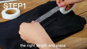 Double-sided Interlining Adhesive Fabric Fusing Cloth Hem Tape Interlining Web DIY Sewing Required Perfect for Bonding Crafting