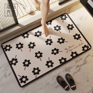 Anti-Slip Bathroom Mat Mr. Grocerys Modern Simple Style Door Entrance Silicon Dendroid Mud Floor Rug Cloud Shape Home Decor