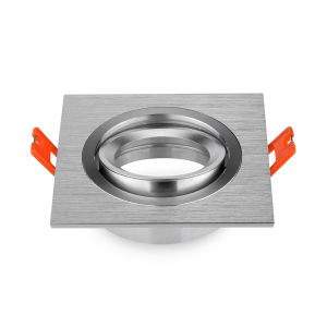 1/10PCS Round Square Downlight LED Recessed Ceiling Light Fitting Fixture for Spot Light Adjustable Frame MR16 GU10 Bulb Holder