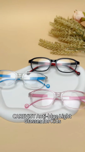 CAREVISY TR90 Anti Blue Light Glasses Kids Computer Glasses Spectacles Anti Radiation Anti Eye Fatigue PC Gaming Eyeglasses